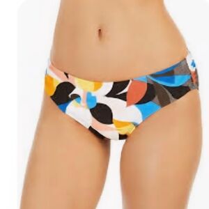 Calvin Klein Nectar Multi Side-Shirred Hipster Bikini Swim Bottom. L Pool Resort